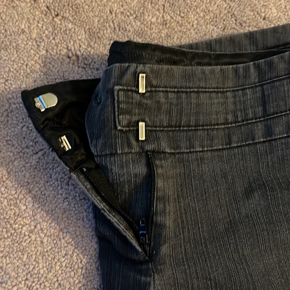 Gray flare leg dress jeans studio Y - Picture 2 of 7